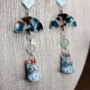 Handmade Ceramic Trendy Earrings